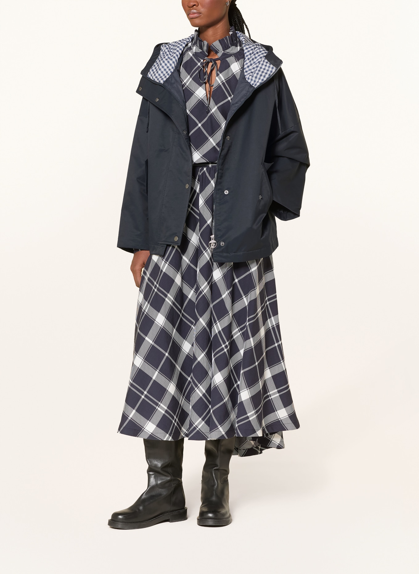 Barbour Jacke KINGSWOOD: DUNKELBLAU