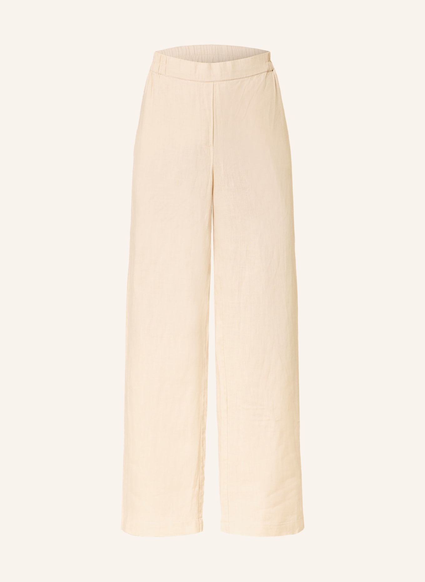 lilienfels ANTON linen wide-leg pants: BEIGE