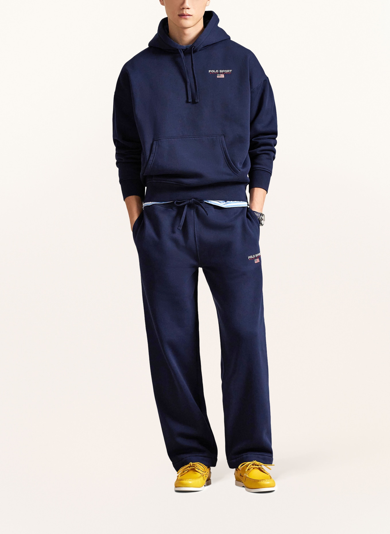 POLO SPORT sweatpants: DARK BLUE