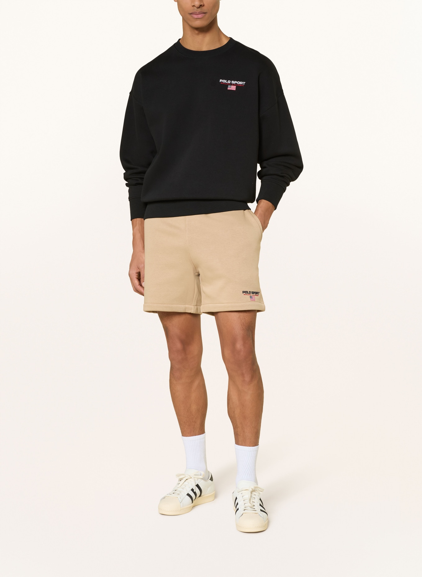 POLO SPORT šortky: BÉŽOVÁ