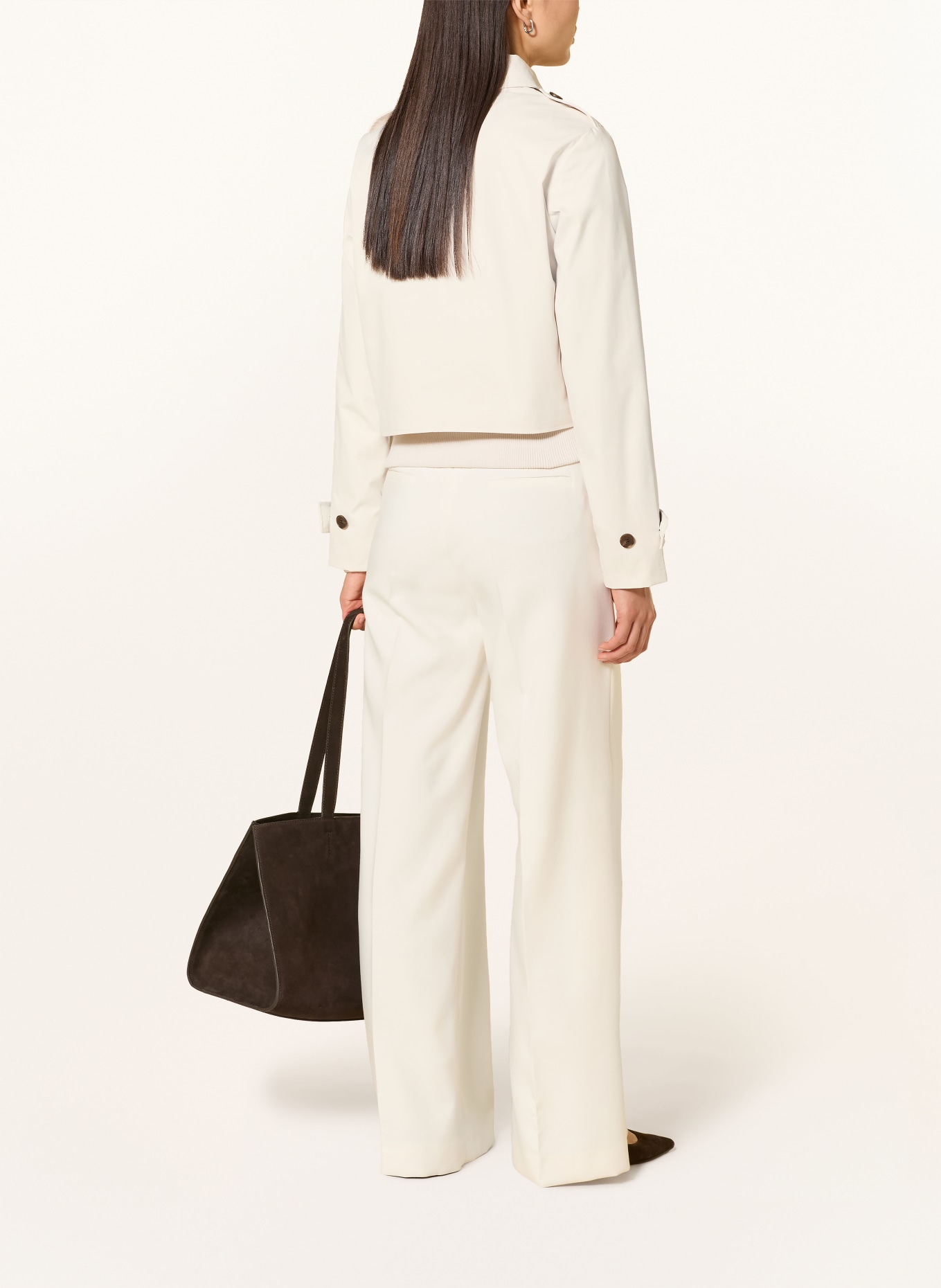 monari Trench-Jacke mit Blende: CREME