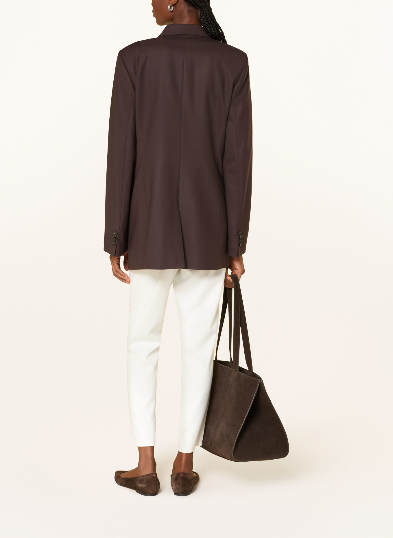 monari Sweatpants mit Schmucksteinen: WEISS