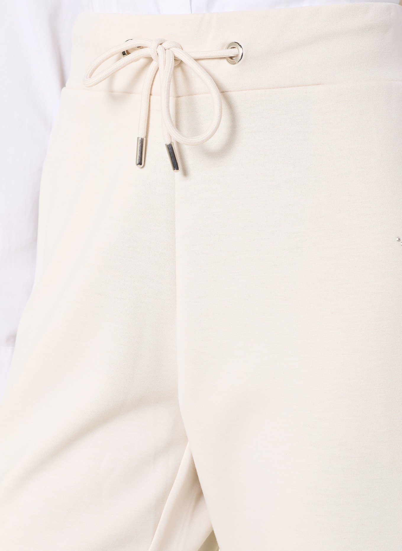 monari Sweatpants with rhinestones: CREAM