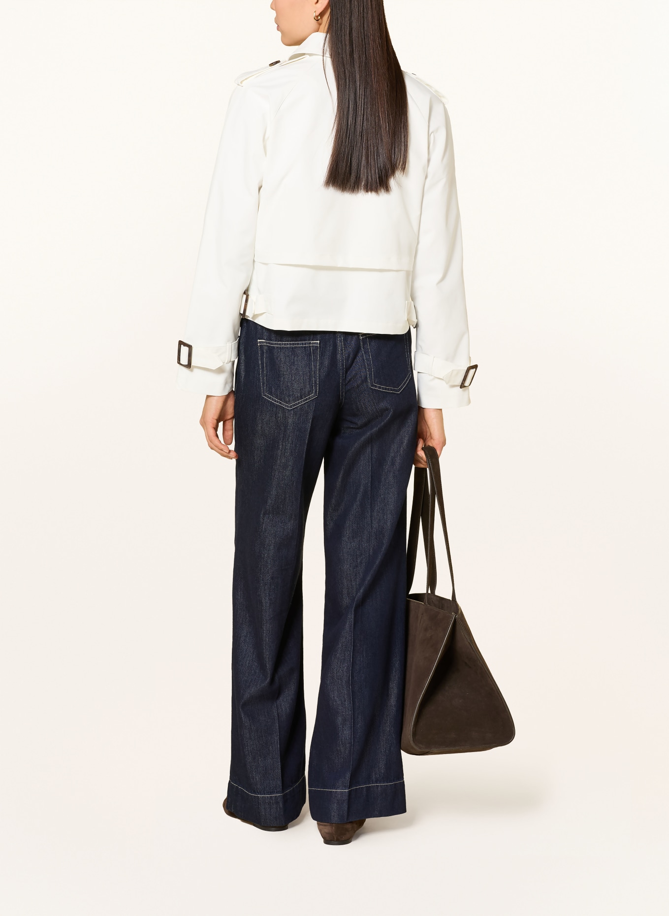 monari Trench-Jacke: WEISS