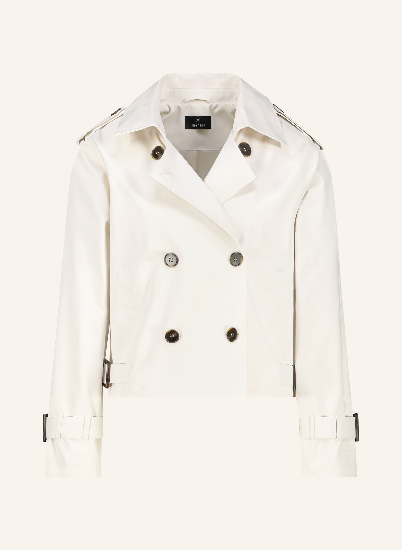 monari trench coat: CREAM