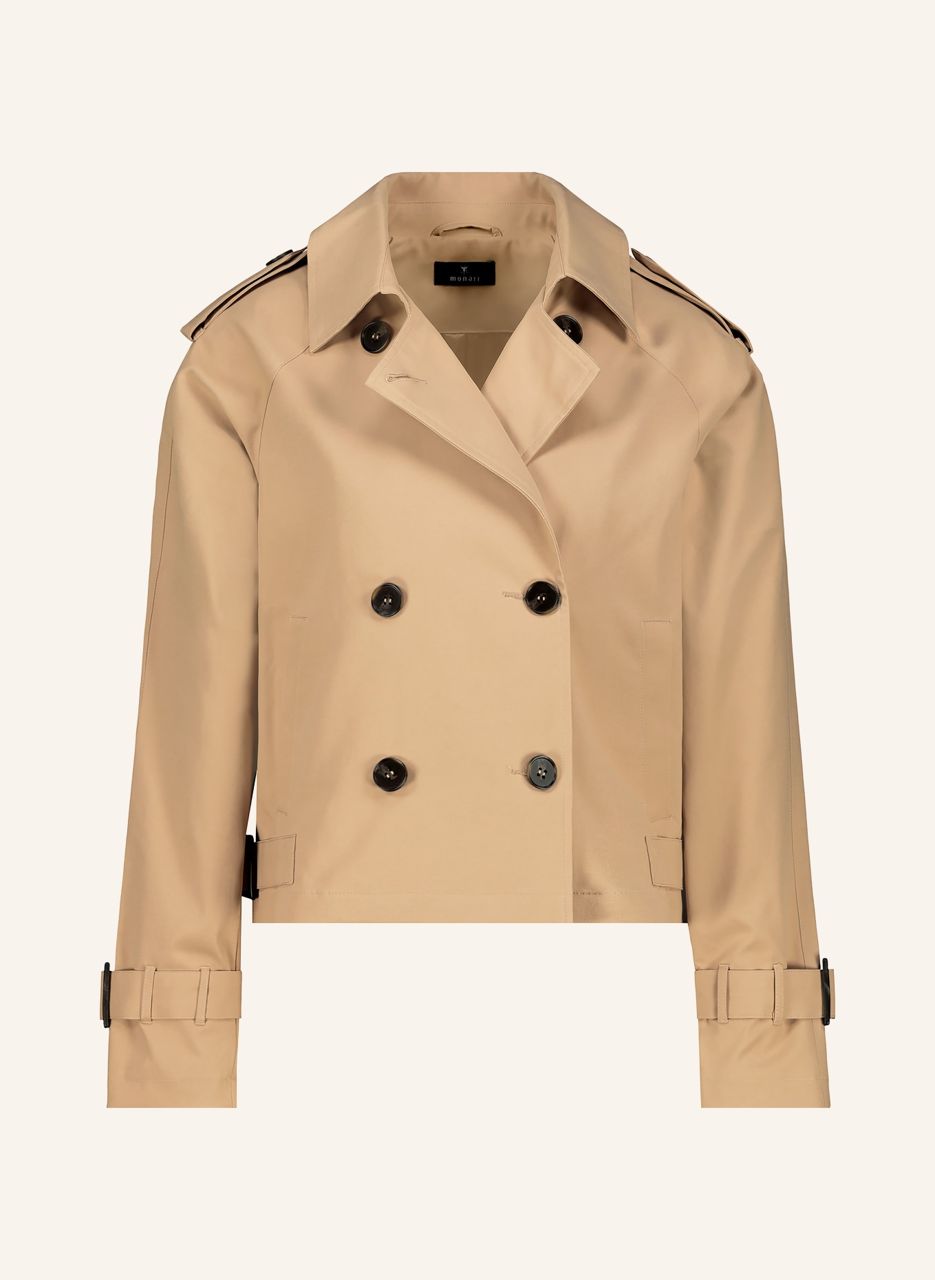 monari trench coat: CAMEL