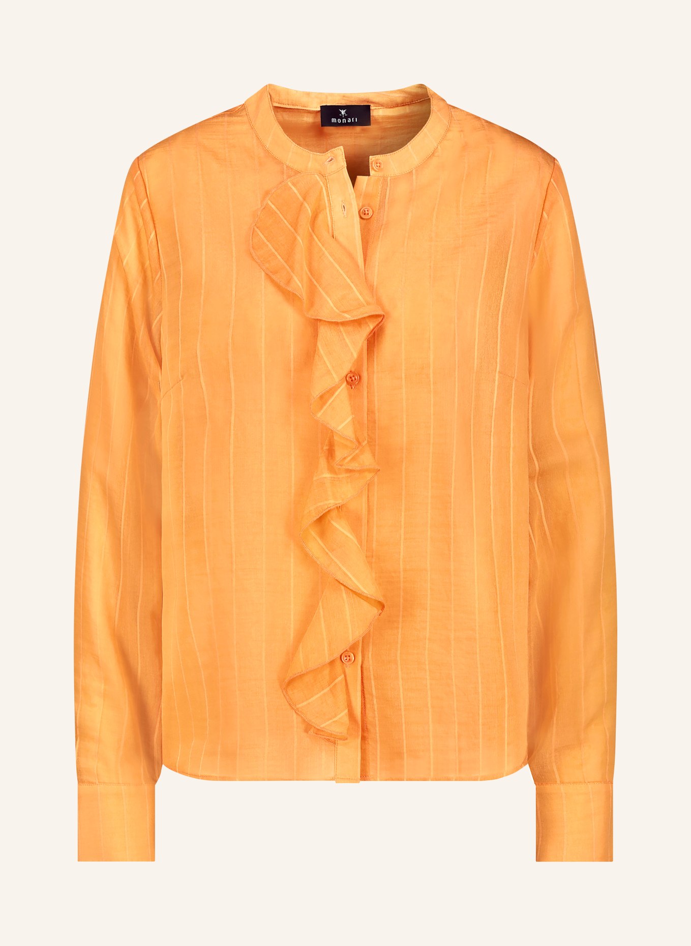 monari Blouse with flounces: ORANGE