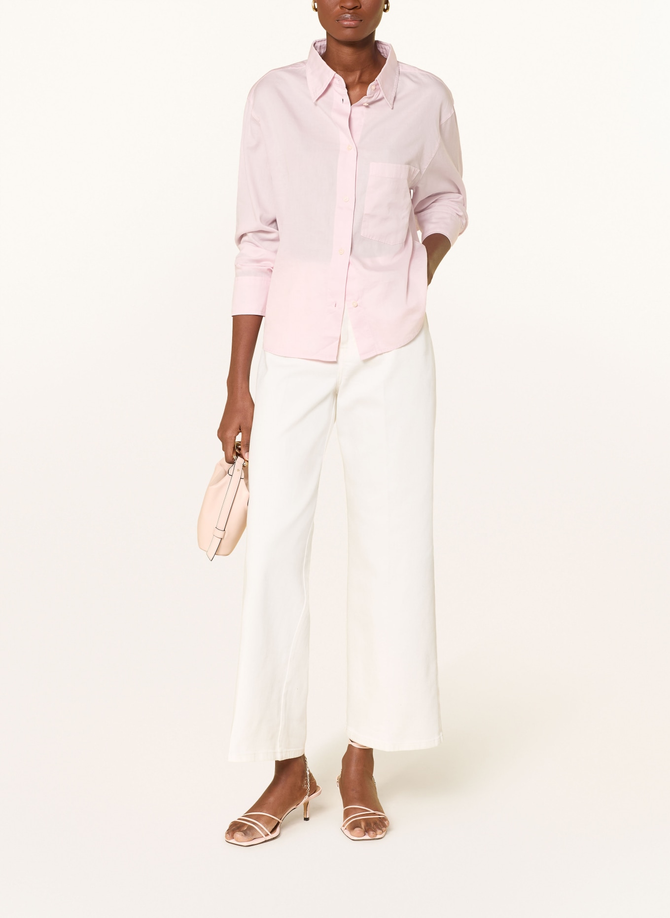 monari Wide Leg Jeans: 102 off-white