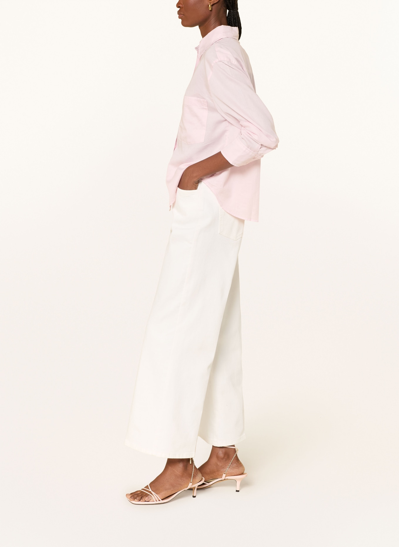 monari Wide Leg Jeans: 102 off-white