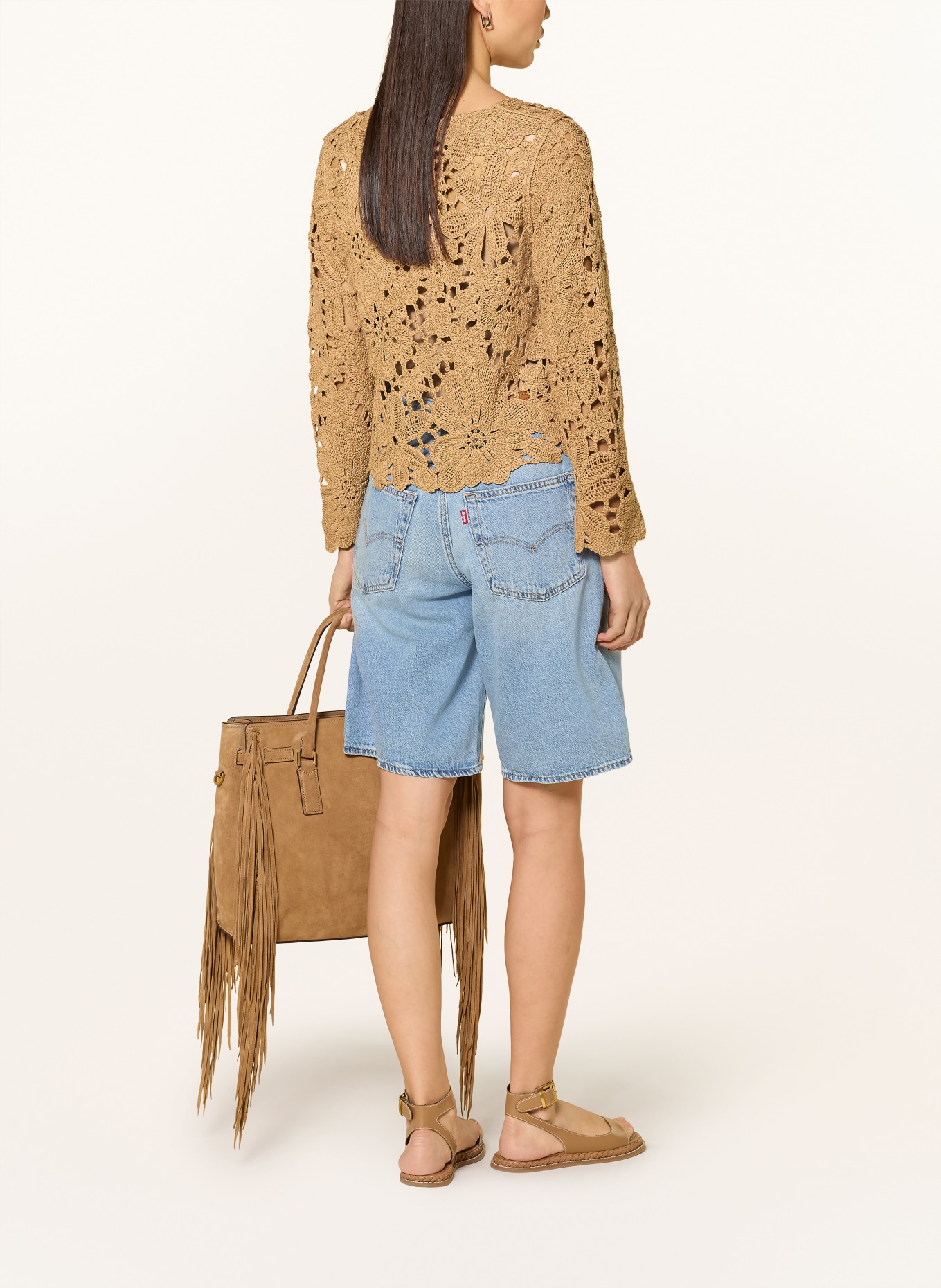 monari Pullover: COGNAC