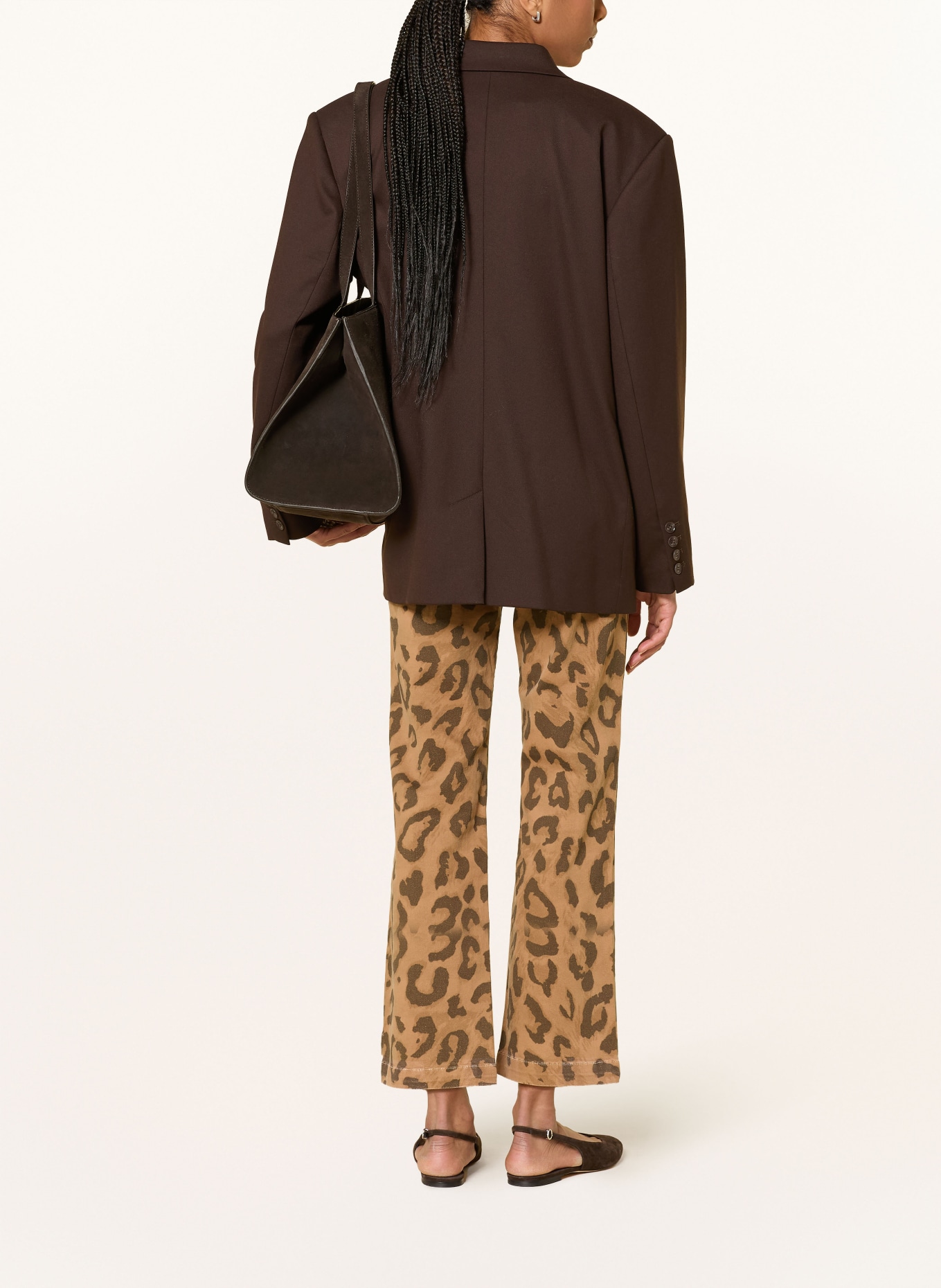 monari Pantalon 7/8: COGNAC / MARRON FONCÉ