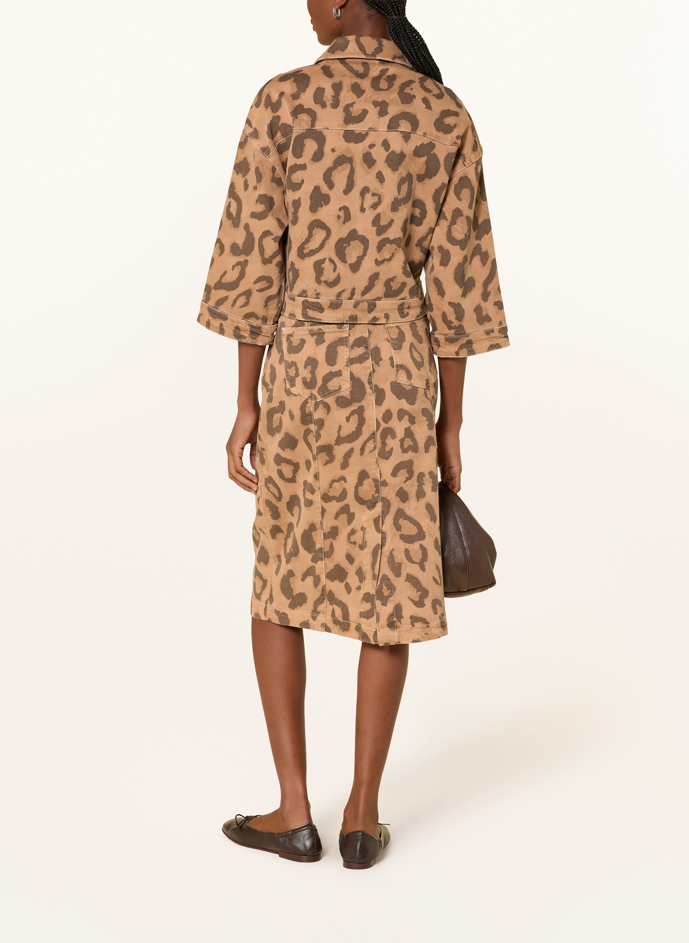 monari Jeansrock: COGNAC / SCHWARZ