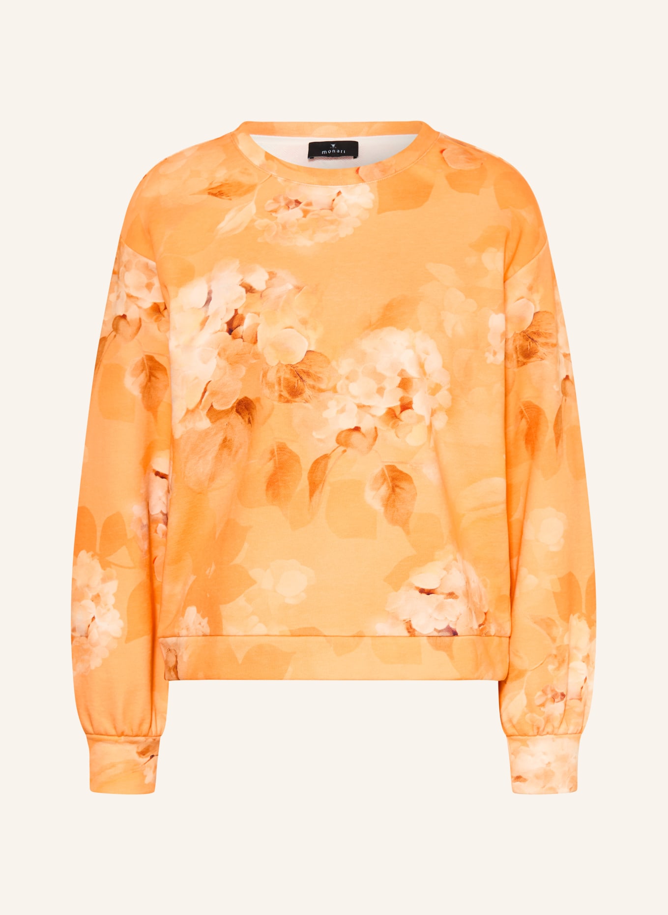 monari sweatshirt: ORANGE / BEIGE