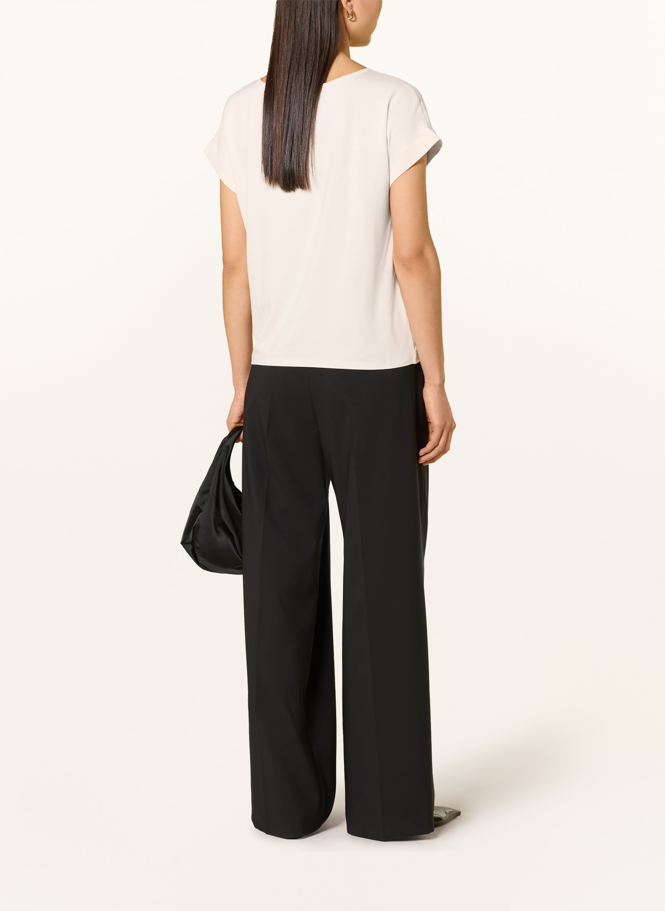 monari Blouse shirt in a mix of materials: CREAM