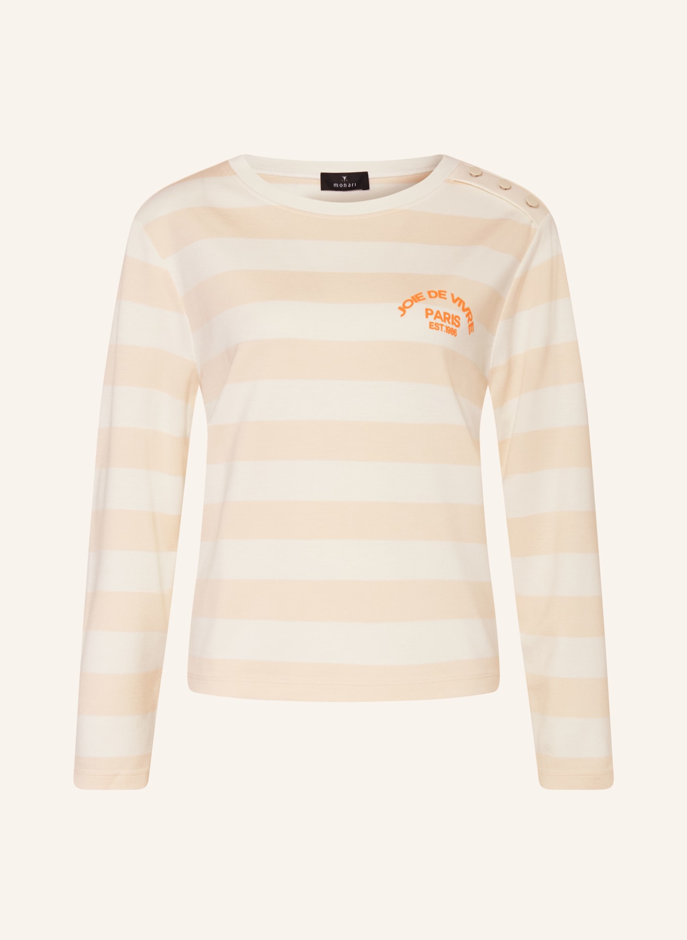 monari sweatshirt: CREAM / BEIGE / ORANGE