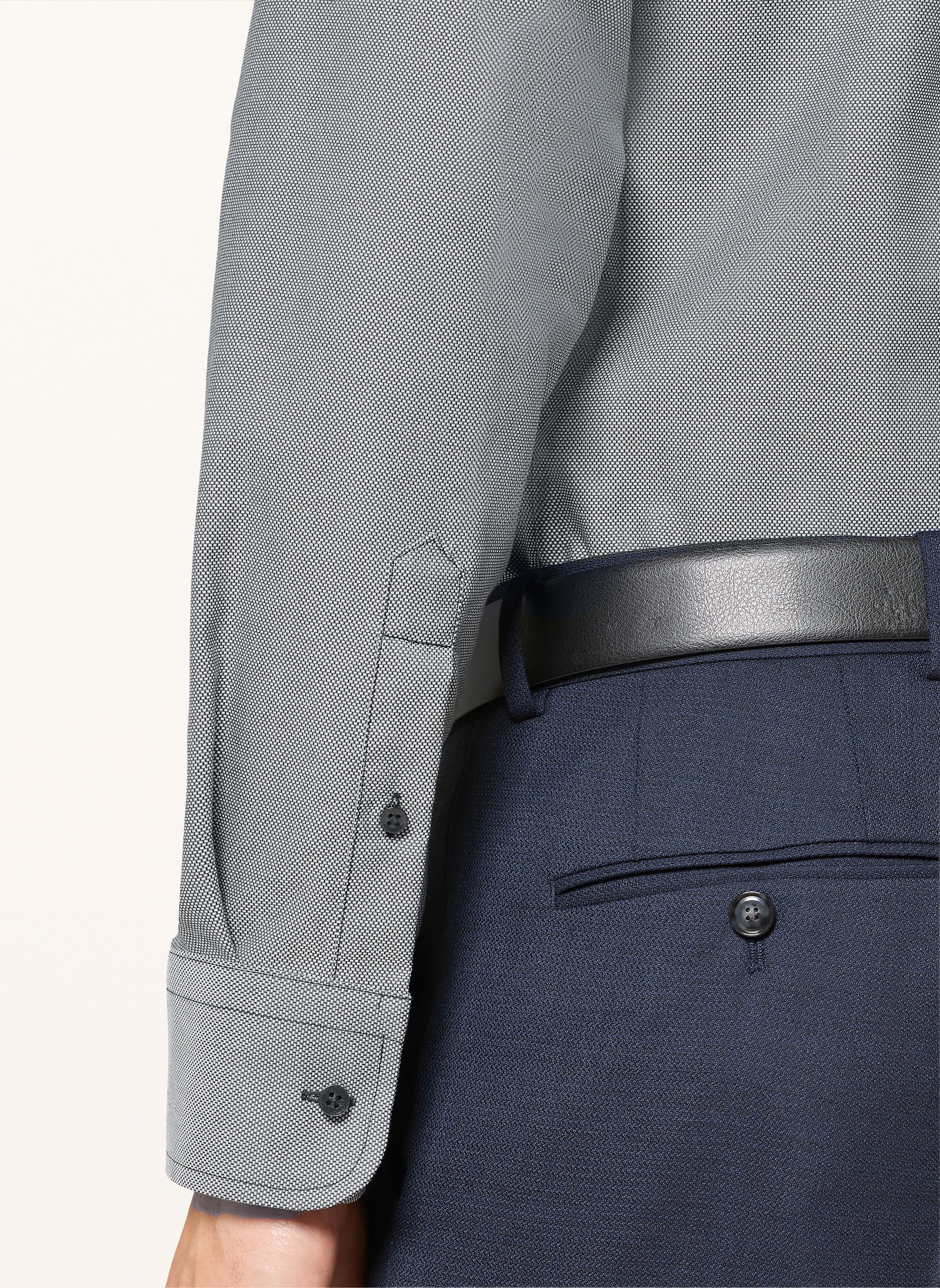 1863 by ETERNA Hemd Slim Fit: DUNKELBLAU