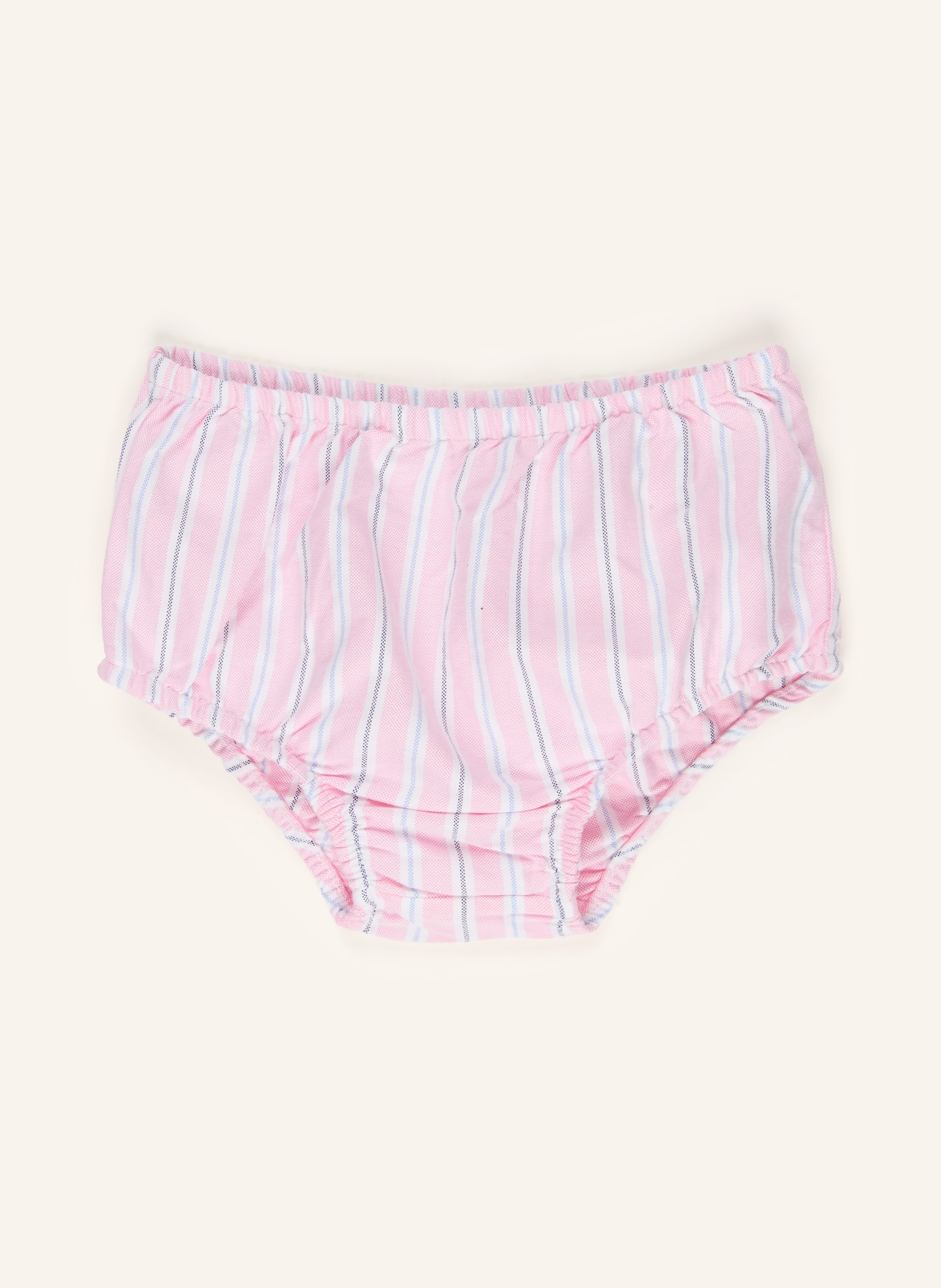 POLO RALPH LAUREN 2-tlg. Set: Hemdblusenkleid und Hose: HELLBLAU / ROSÉ / HELLGELB