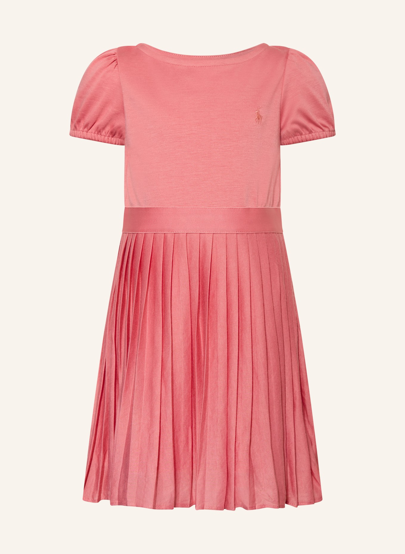 POLO RALPH LAUREN Kleid mit Plissees: ALTROSA