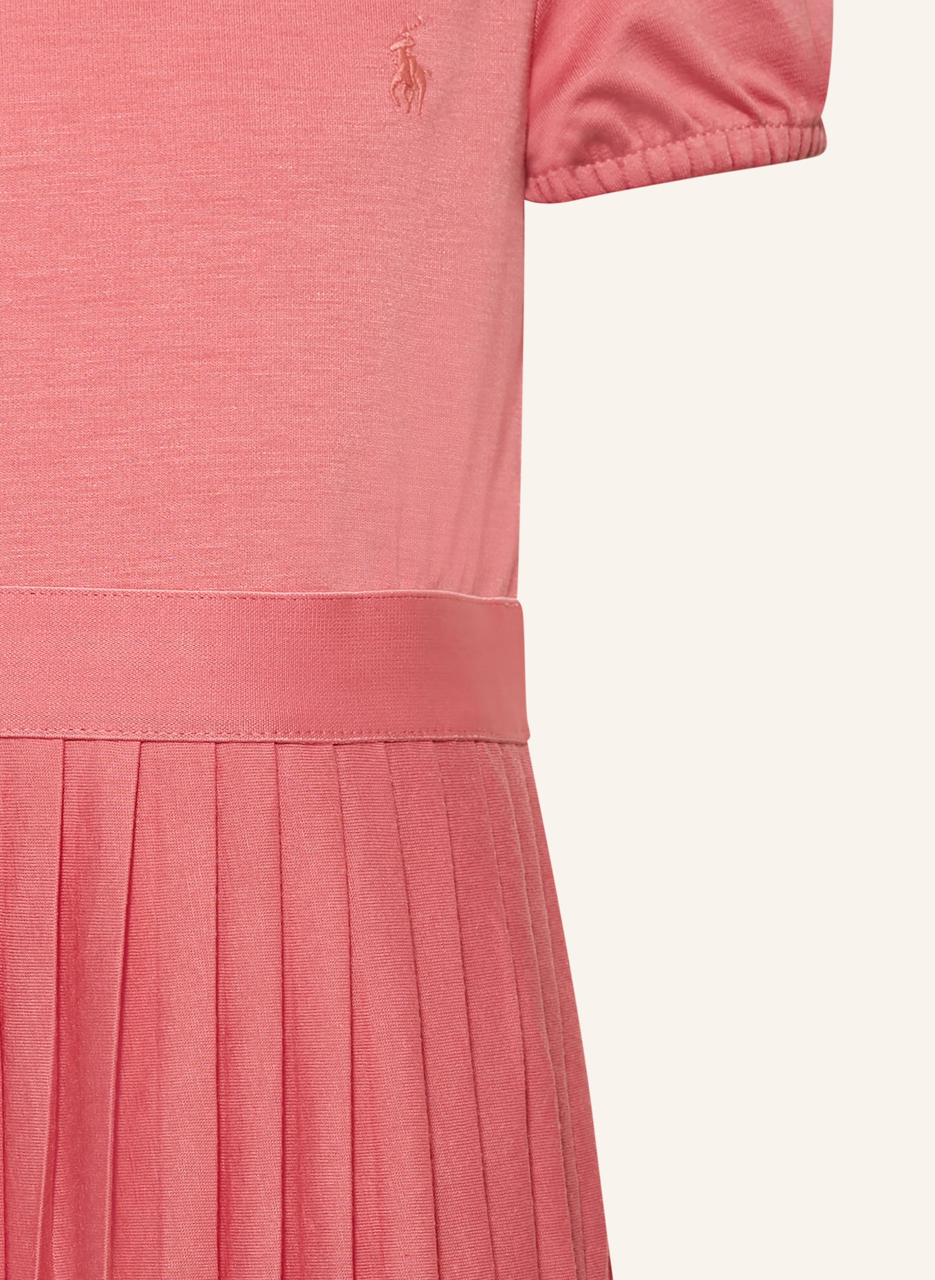 POLO RALPH LAUREN Kleid mit Plissees: ALTROSA