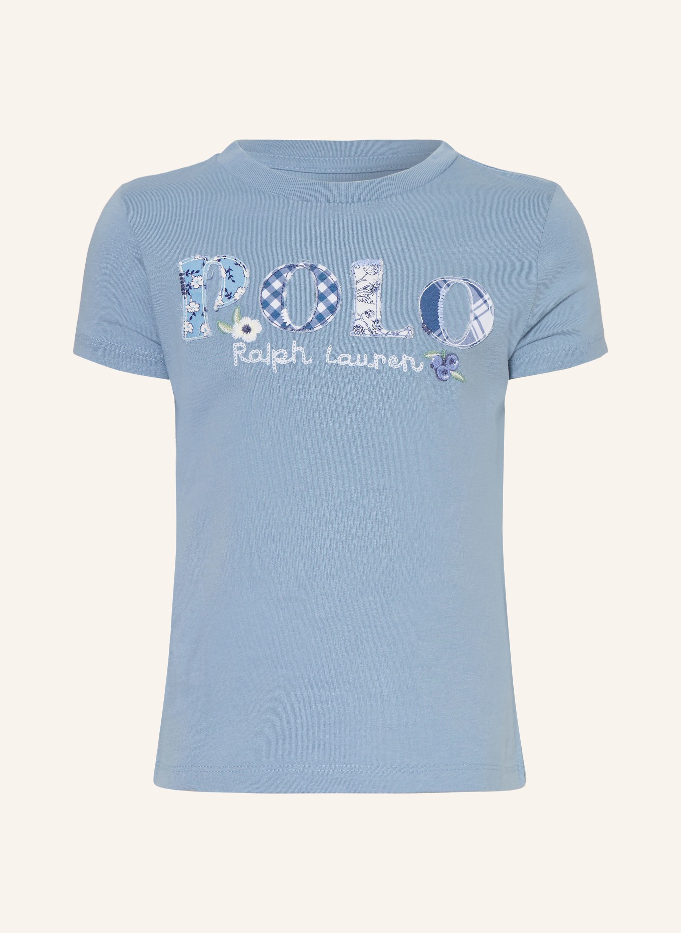 POLO RALPH LAUREN T-shirt: BLAUWGRIJS / BLAUW / WIT