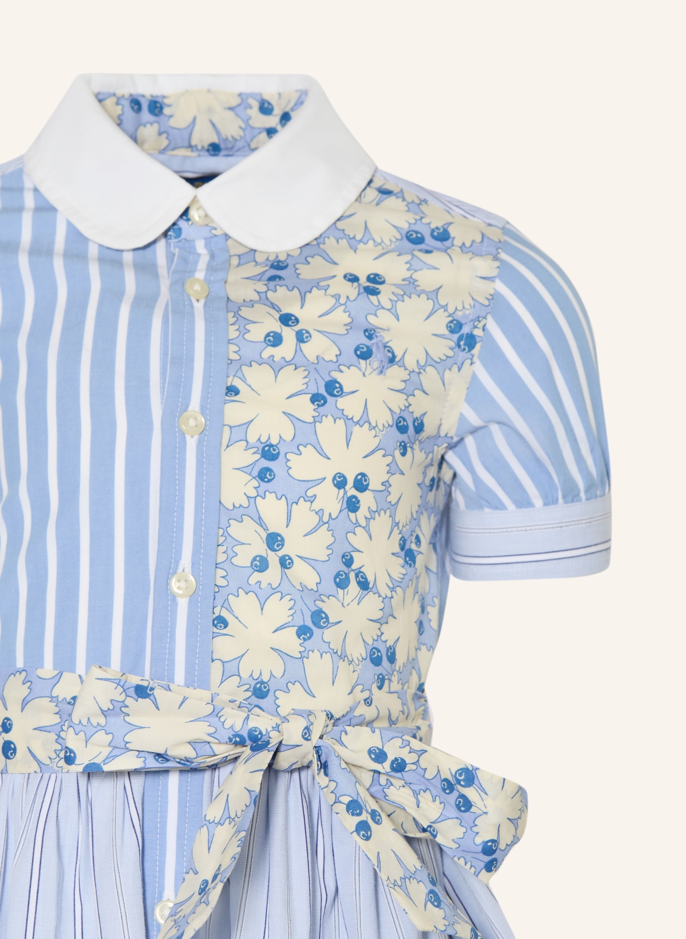 POLO RALPH LAUREN Kleid: BLAU / WEISS