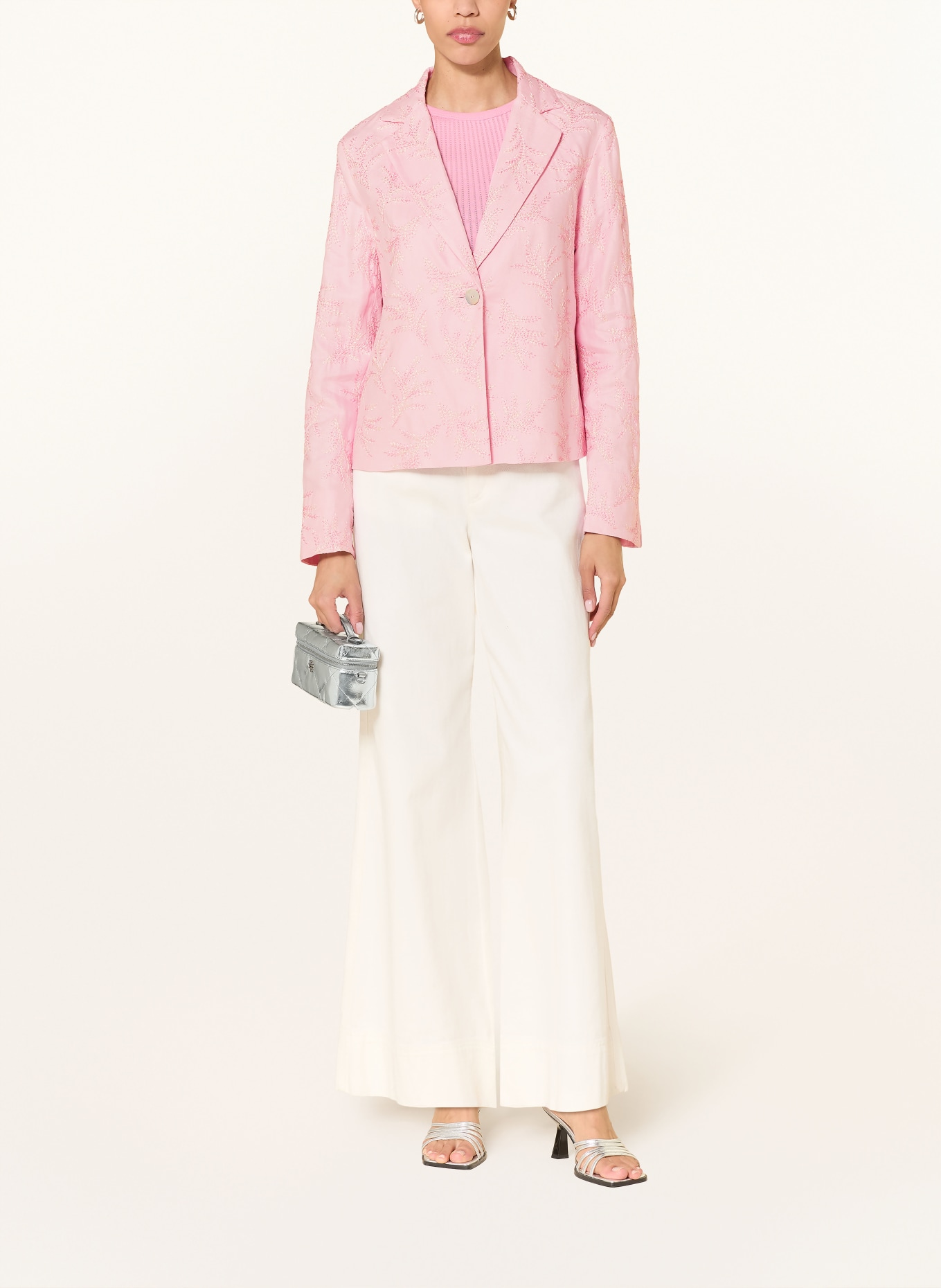 lilienfels plátěný sako: RŮŽOVÁ