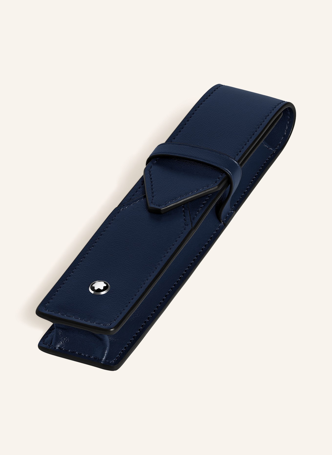 MONTBLANC Stifte-Etui MEISTERSTÜCK: DUNKELBLAU / SILBER