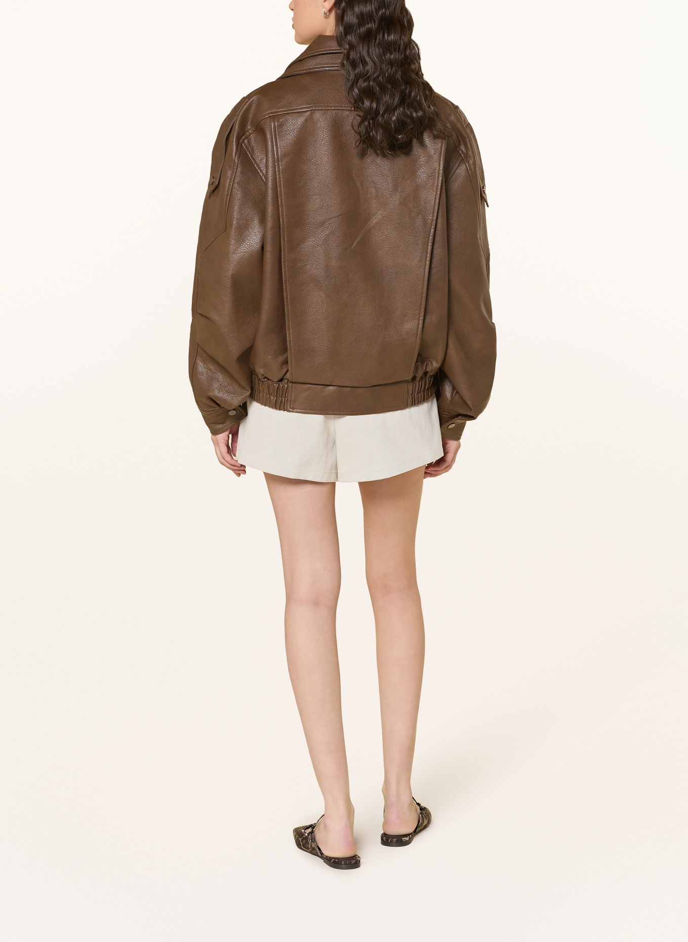 ELEH Jeansshorts: ECRU