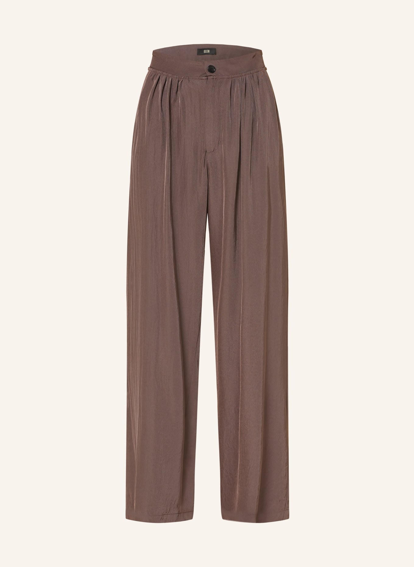 ELEH kalhoty Marlene: HNĚDÁ