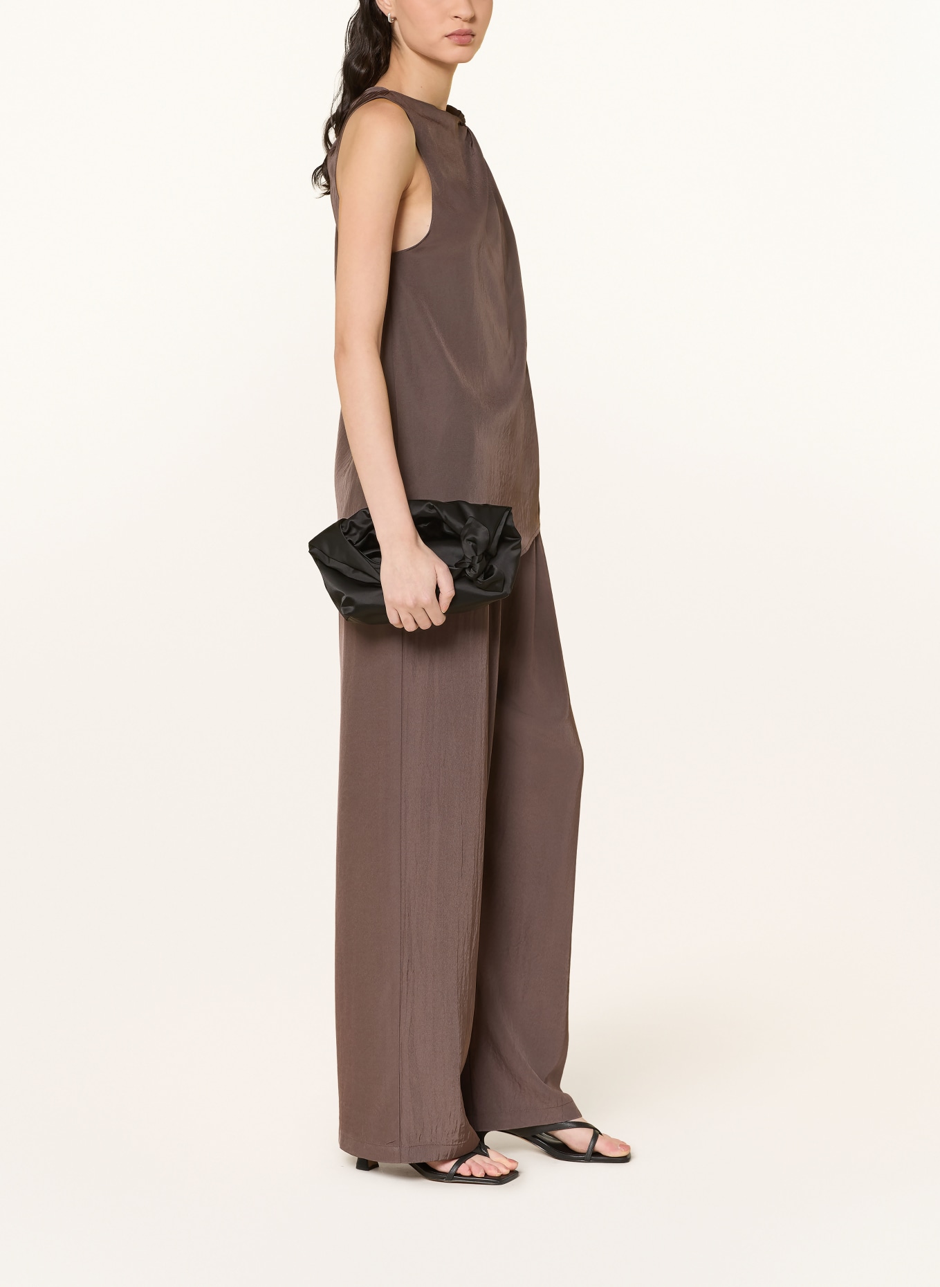 ELEH kalhoty Marlene: HNĚDÁ