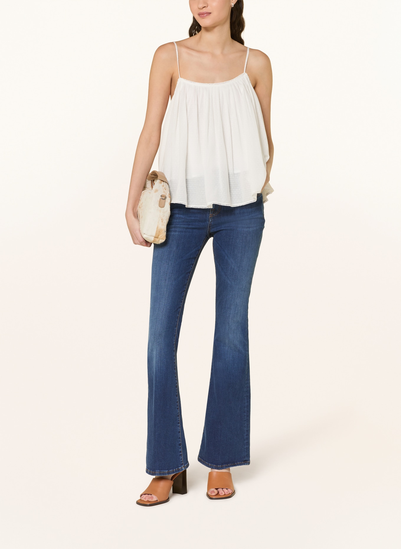 ELEH Blusentop: WEISS