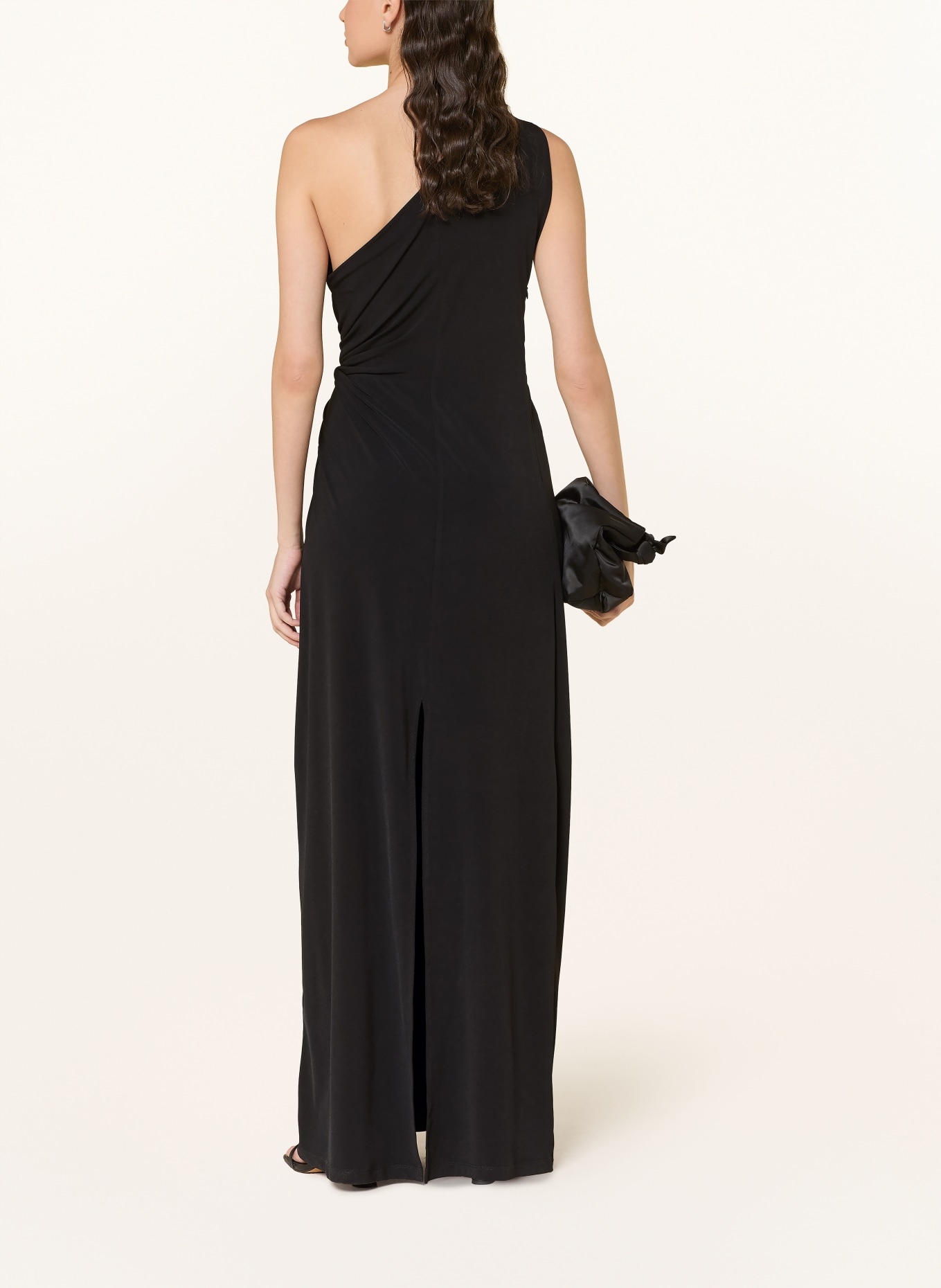 ELEH One-Shoulder-Kleid: SCHWARZ