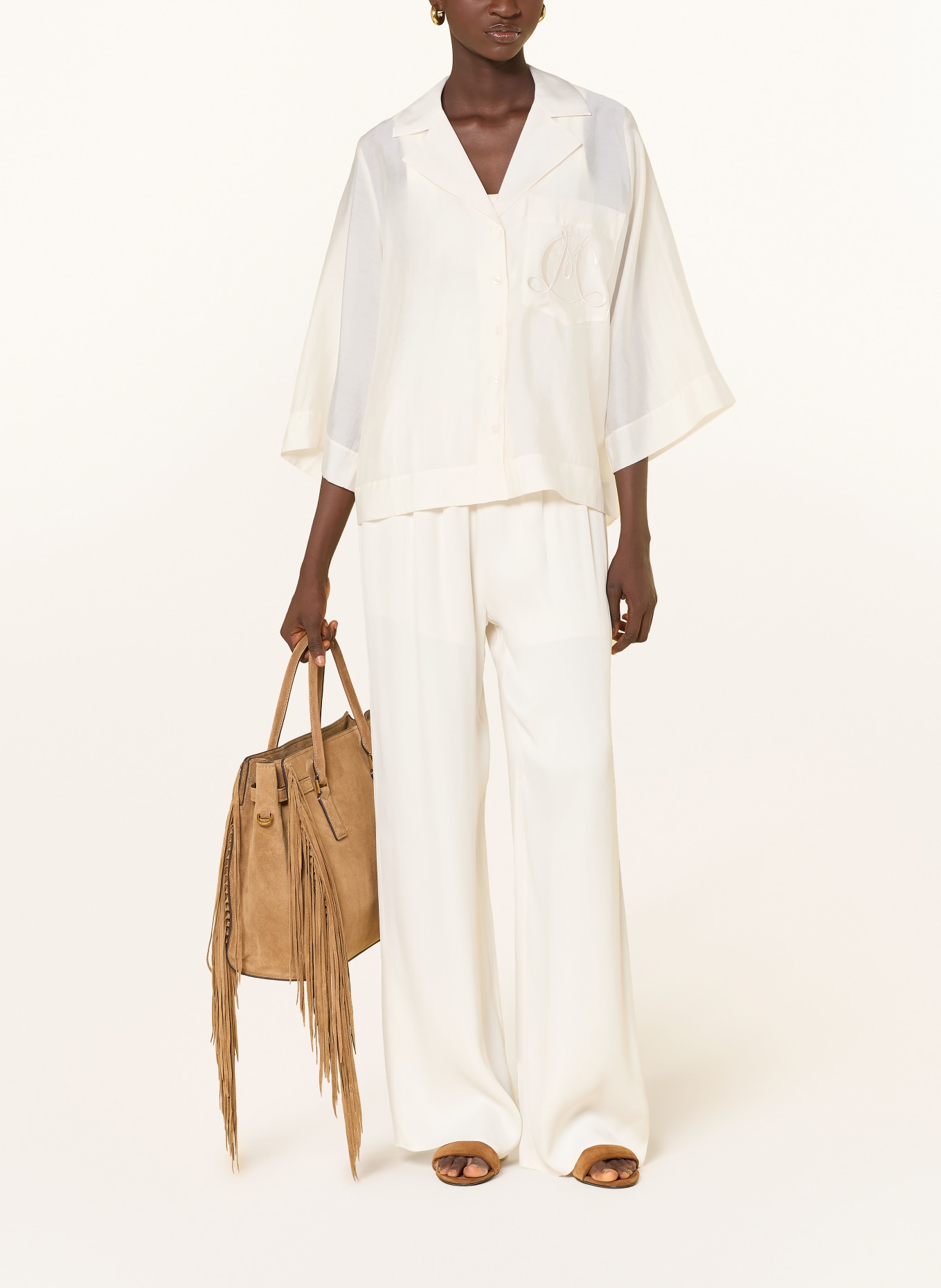 CPH MUSE Bluse CMMOLLY mit 3/4-Arm: ECRU