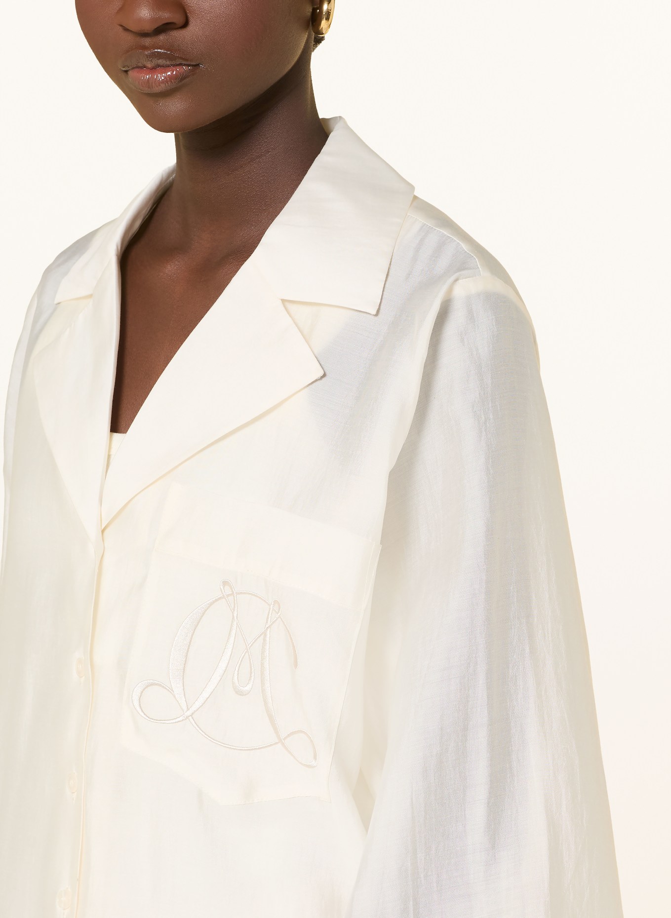 CPH MUSE Bluse CMMOLLY mit 3/4-Arm: ECRU