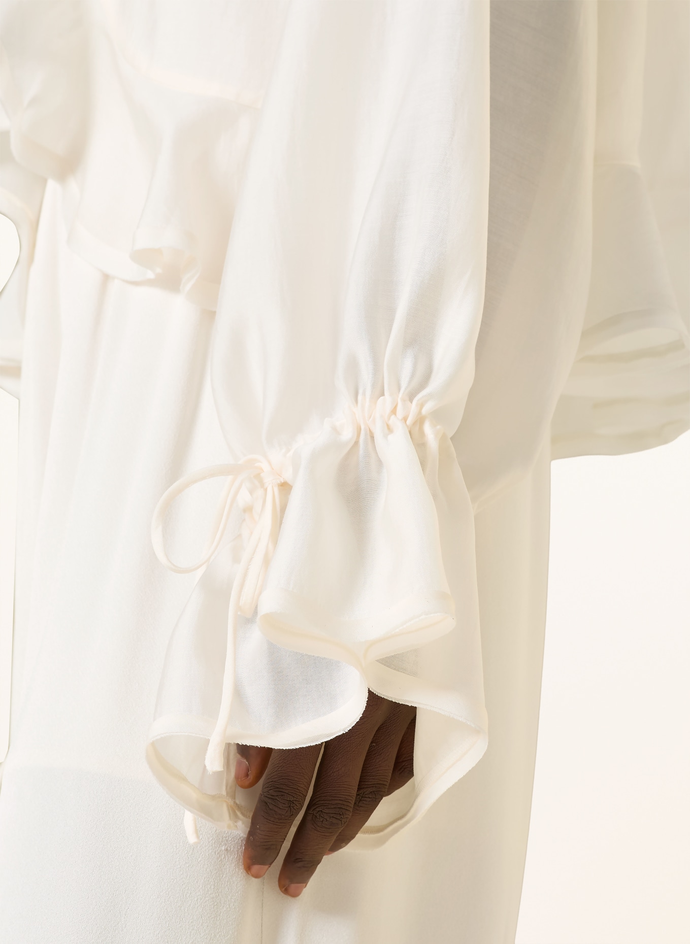 CPH MUSE CMMOLLY blouse with flounces: ECRU