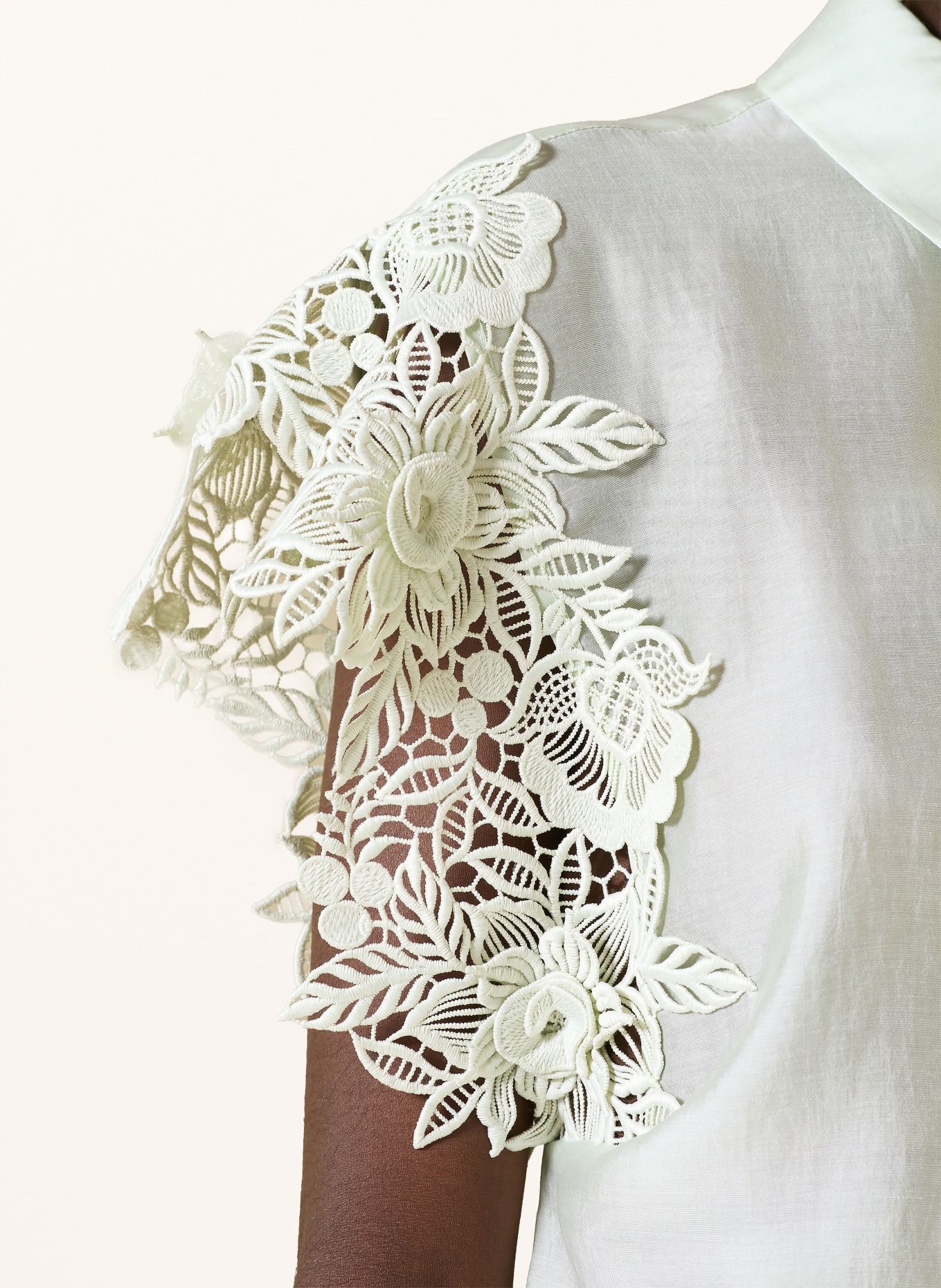 CPH MUSE Hemdbluse CMMOLLY mit Spitze: HELLGRÜN