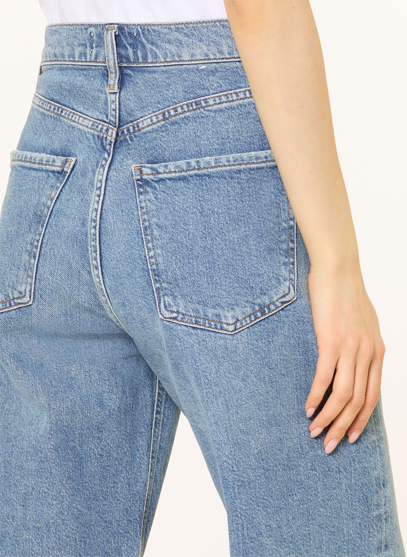 AGOLDE Džíny s širokými nohavicemi REN: meas measure (md tinted ind)