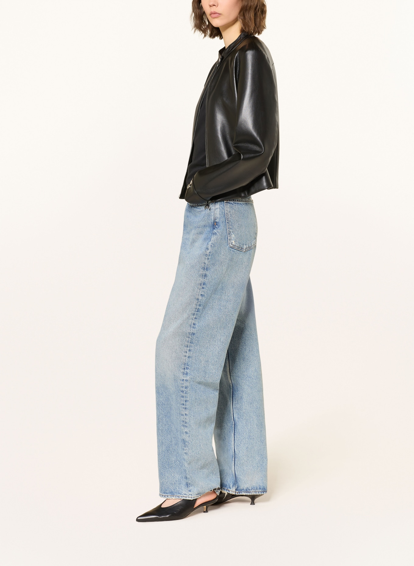 AGOLDE Straight Jeans ARC CRISS CROSS: cncl conclusion (tinted md ind w la