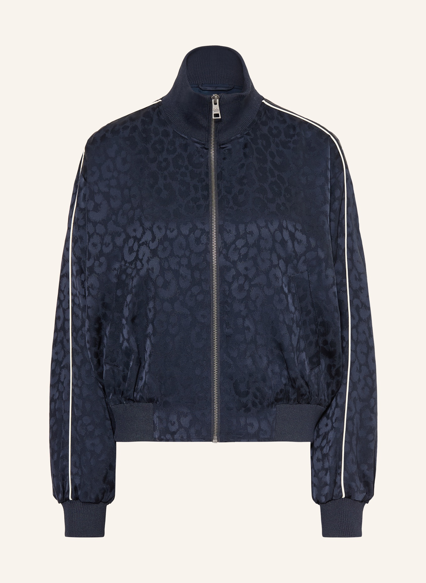 Lala Berlin Satynowa kurtka THARA: GRANATOWY