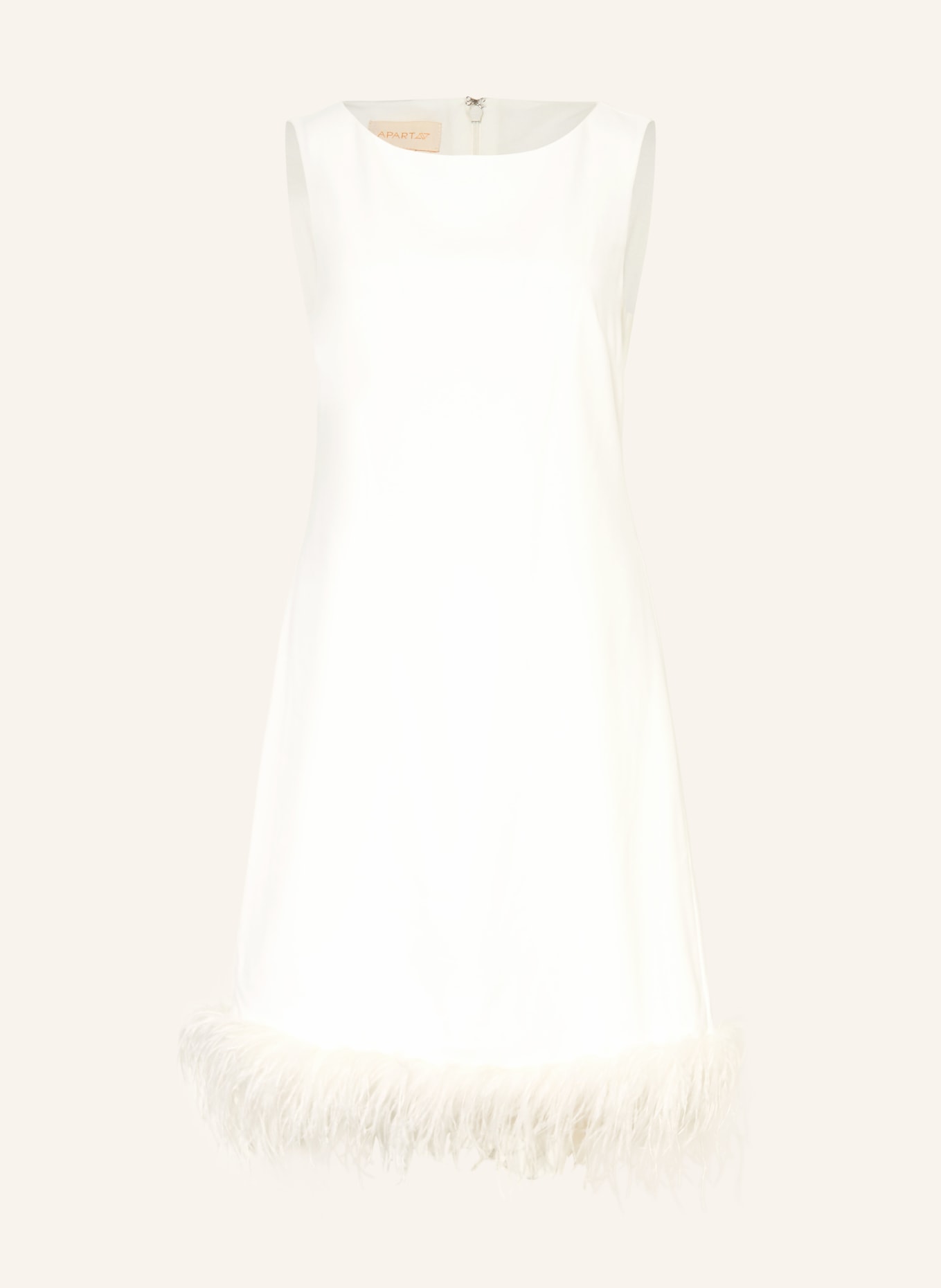 APART koktejlové šaty: BÍLÁ