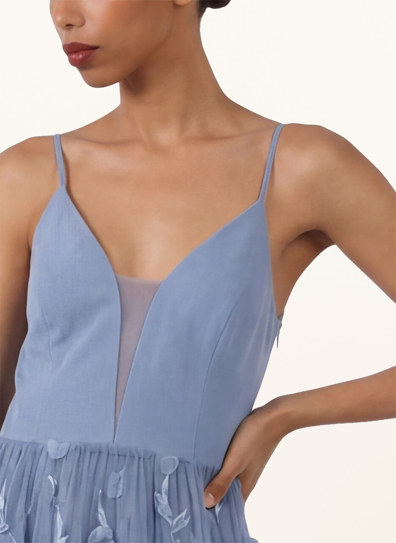 APART evening gown: LIGHT BLUE