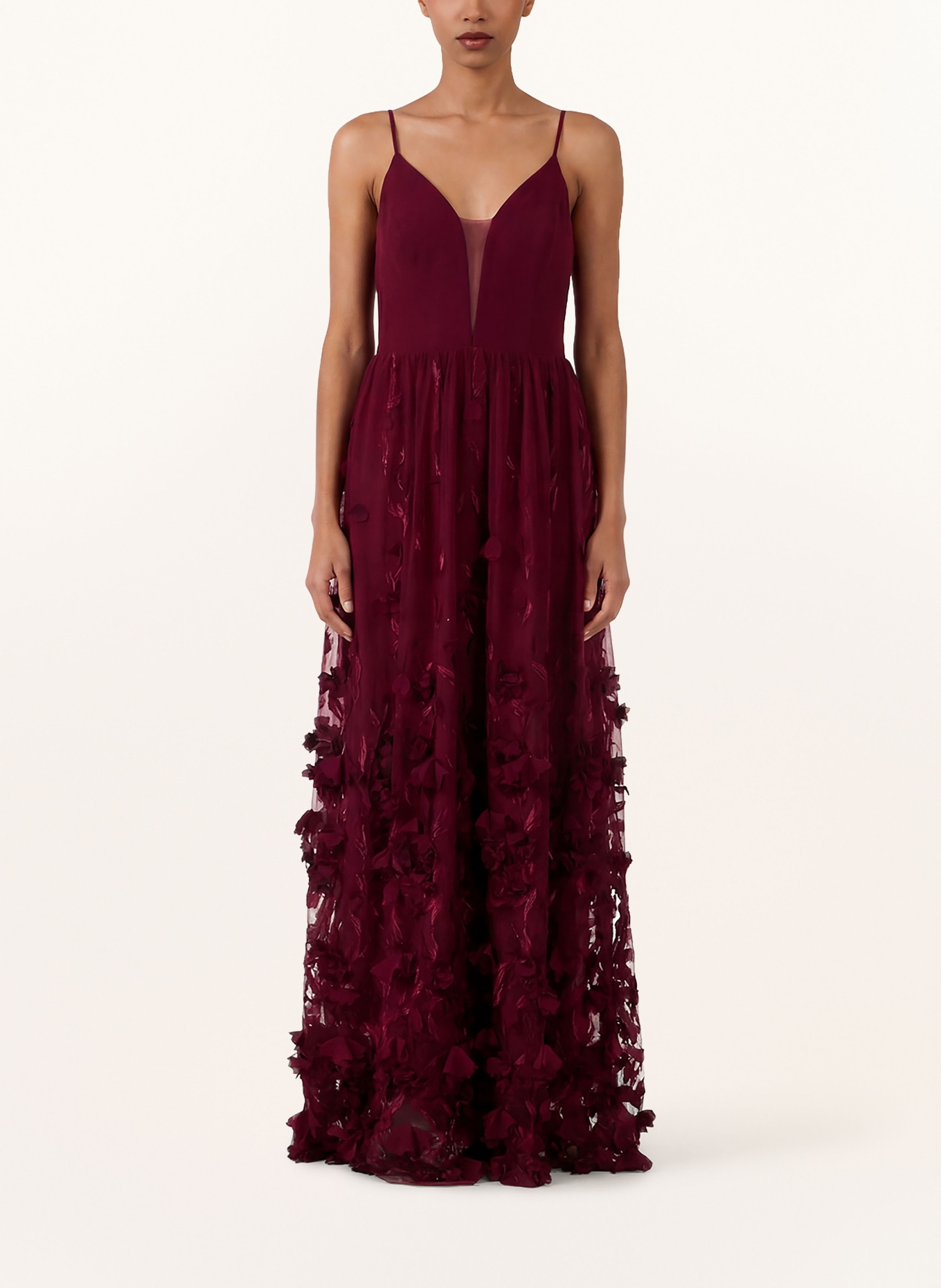 APART evening gown: DARK RED