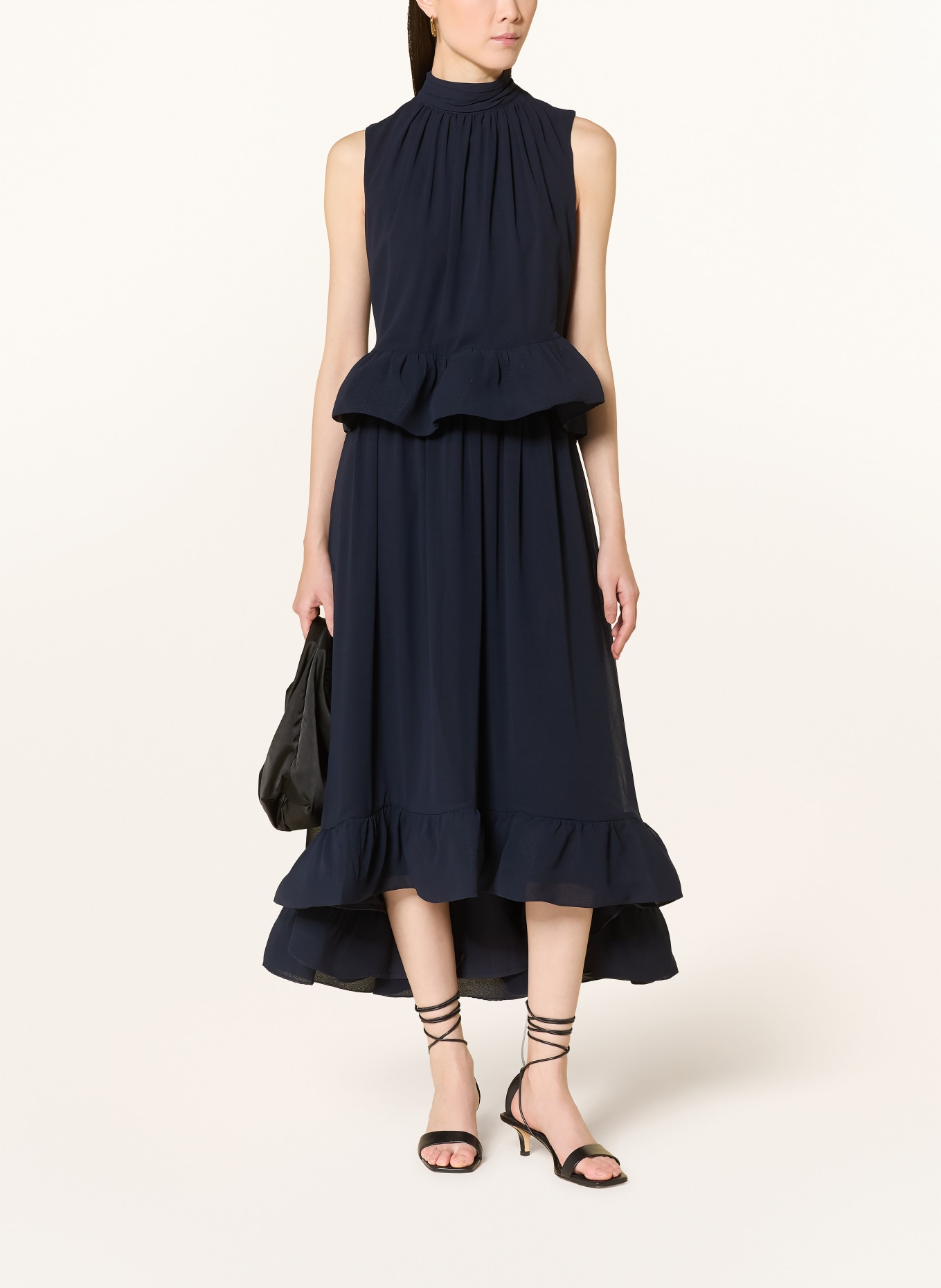 APART chemisier: BLEU FONCÉ