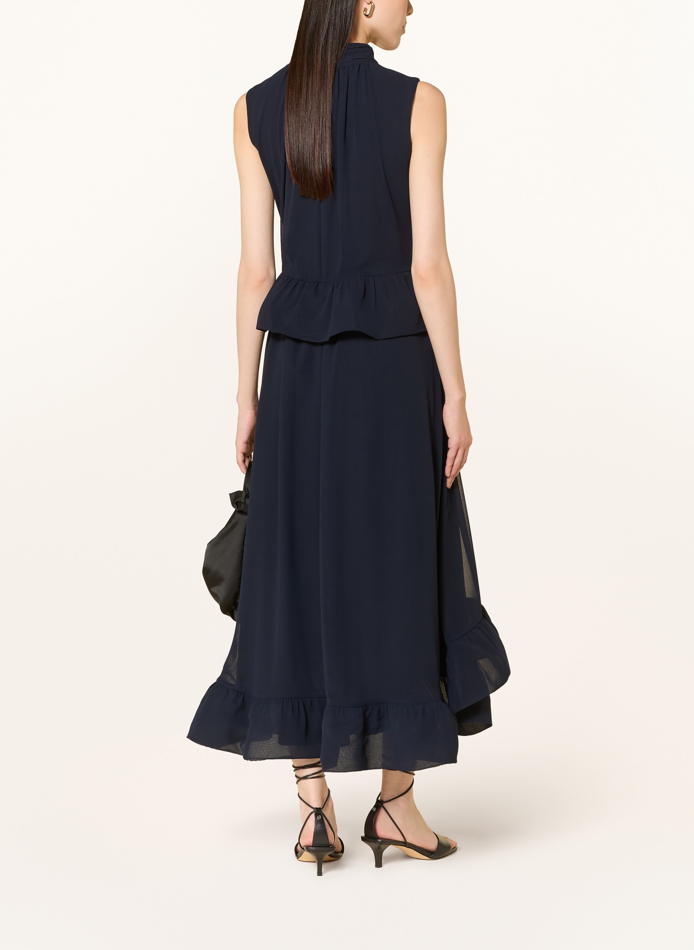 APART chemisier: BLEU FONCÉ