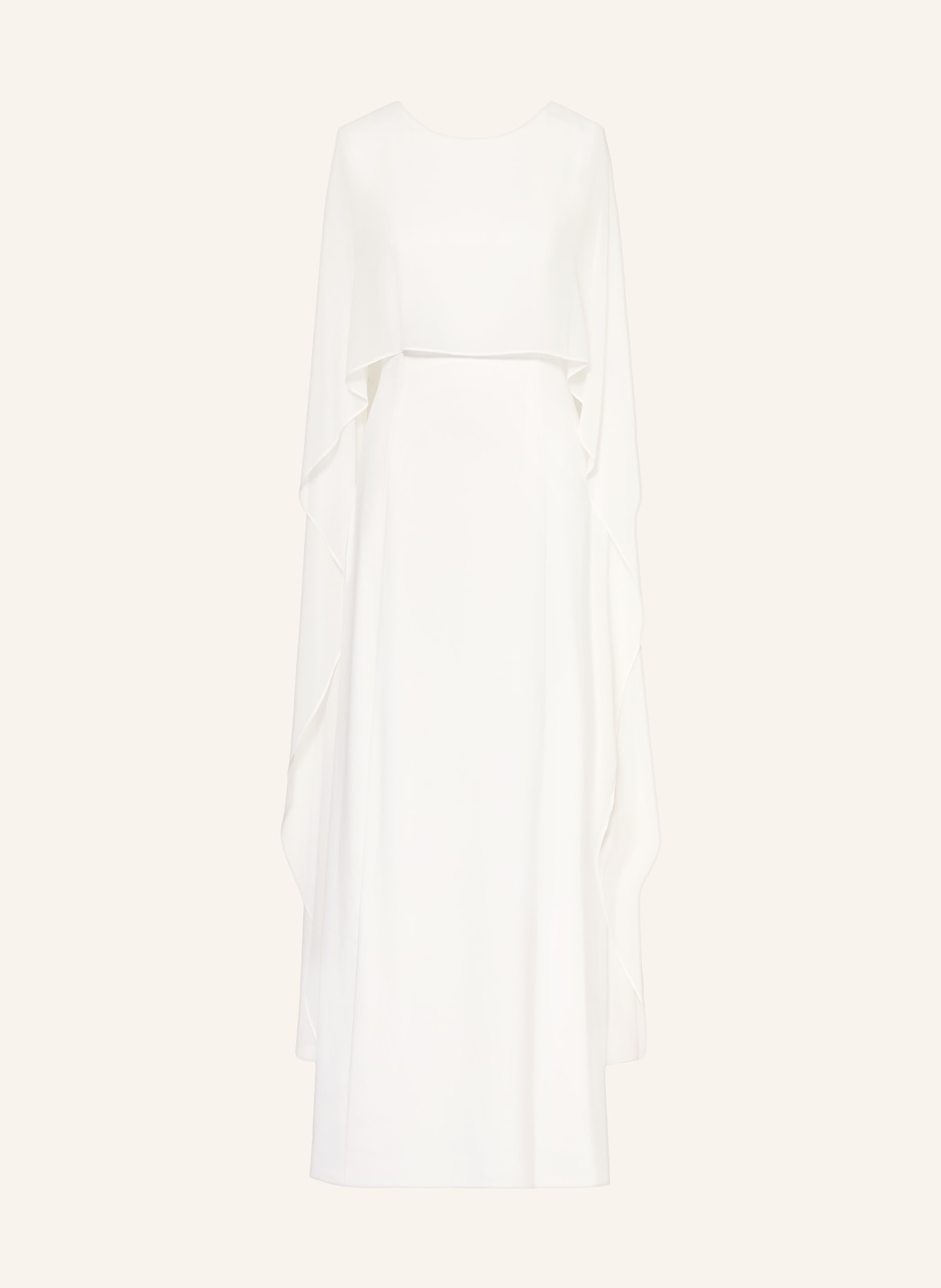 APART Suknia wieczorowa z mieszanki materiałów: BIAŁY