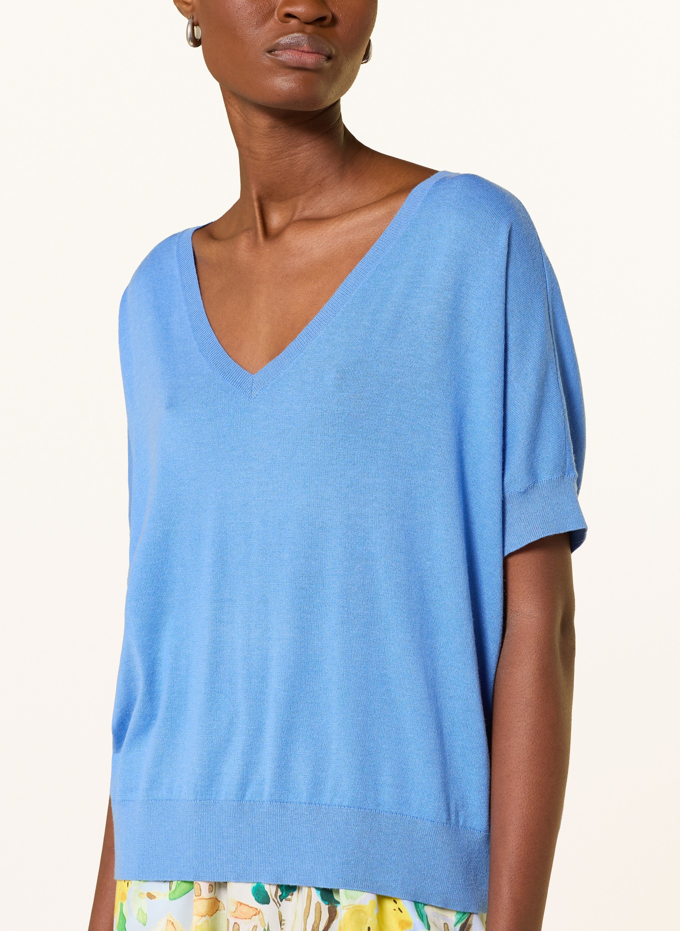 MILANO ITALY Strickshirt: BLAU