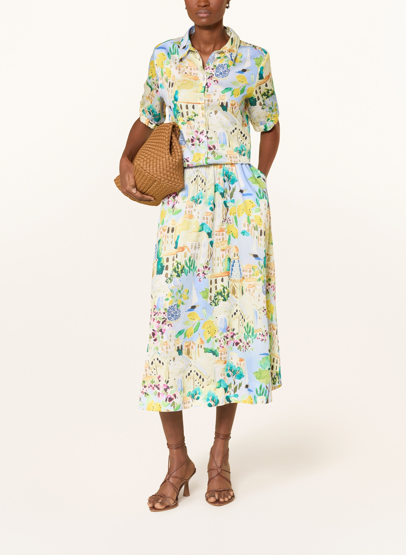 MILANO ITALY Rock: HELLBLAU / GELB / GRÜN