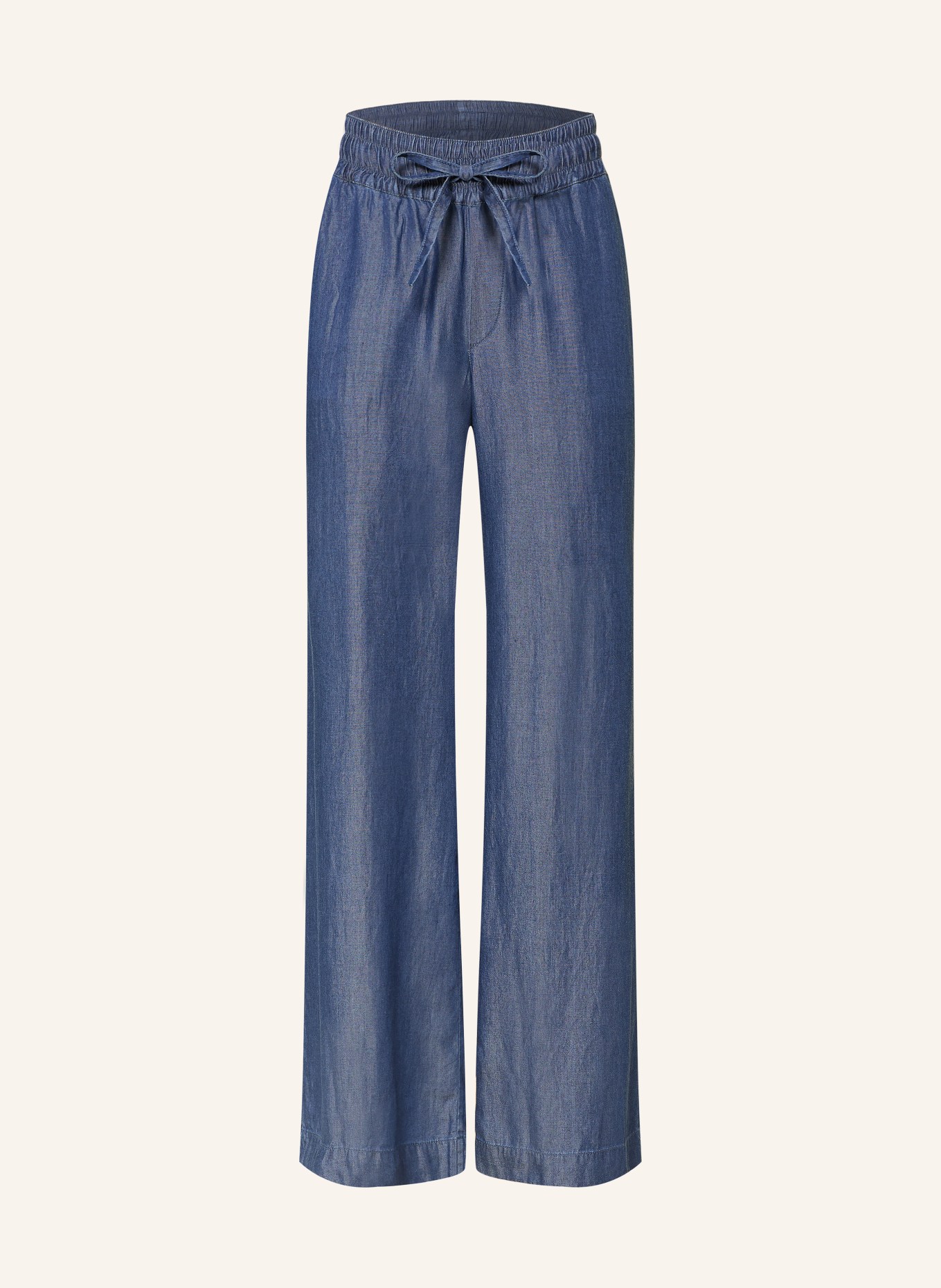 MILANO ITALY Spodnie typu marlene w stylu jeansowym: NIEBIESKI