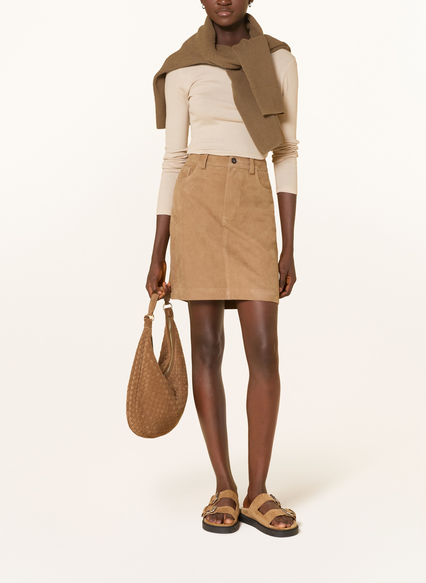 Marc O'Polo Dlouhé rukávy: BÉŽOVÁ