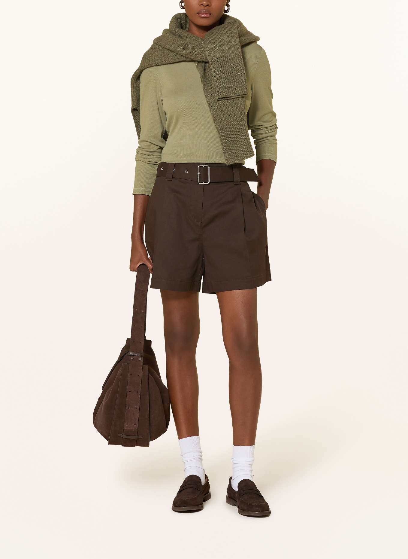 Marc O'Polo long-sleeved shirt: OLIVE